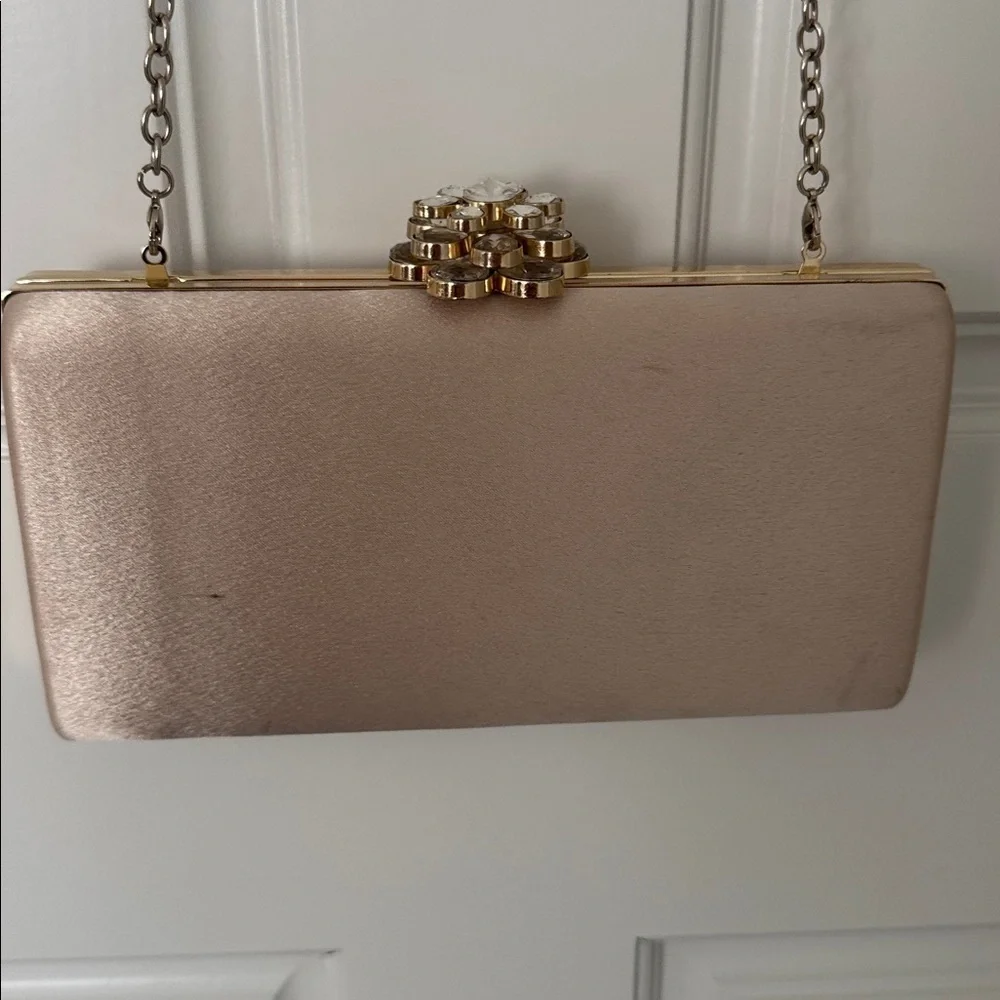 La Regale Gold and Black Evening Clutch